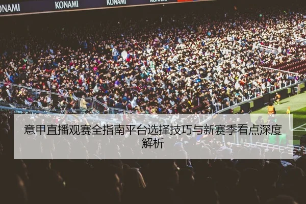 意甲直播观赛全指南平台选择技巧与新赛季看点深度解析